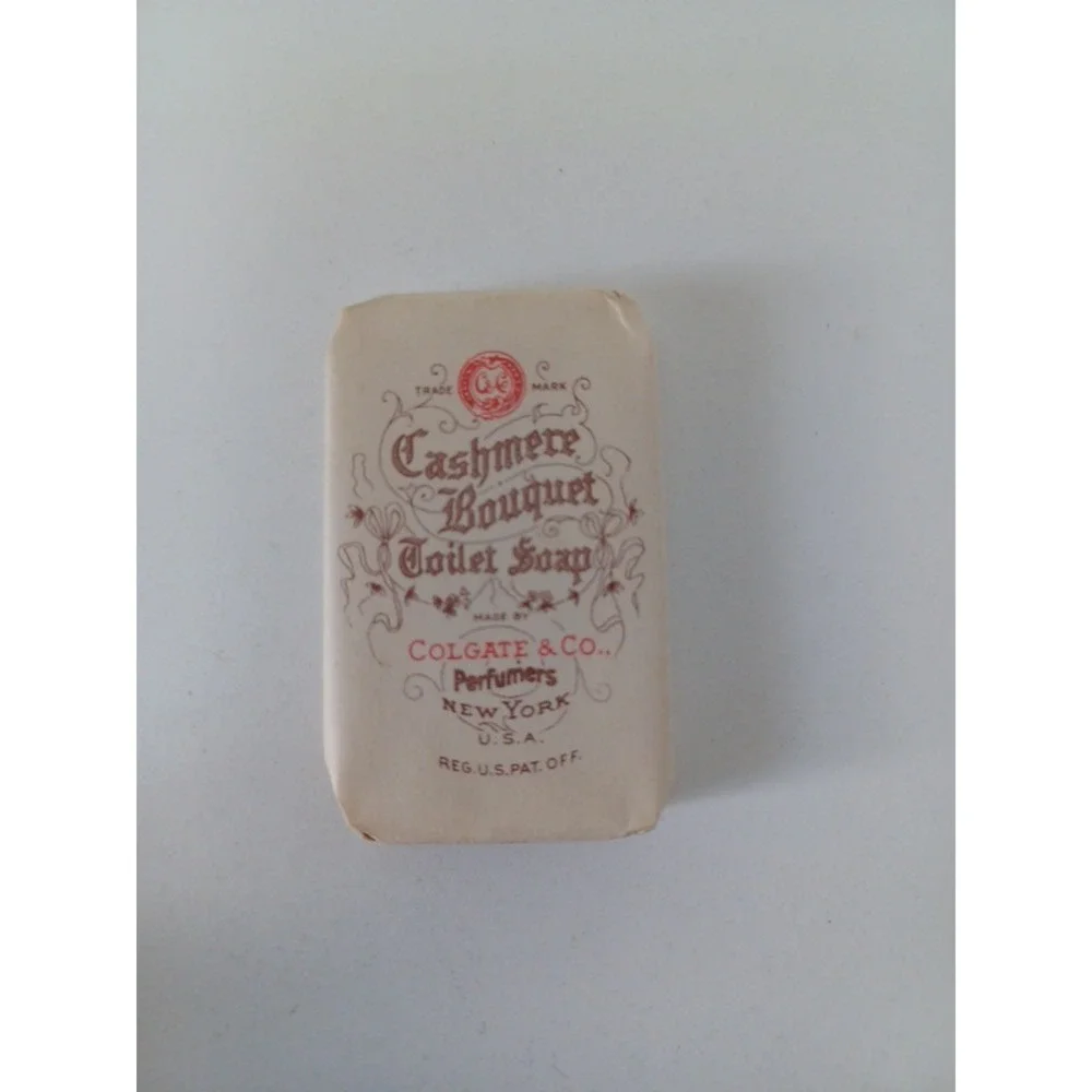 Pre-War Bar Soap Colgate Cashmere Bouquet In Original Paper Wrapping 1920s